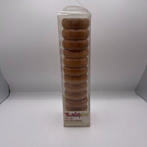 Vintage Wooden Napkin Rings